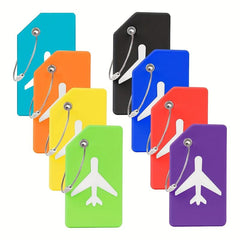 Silicone Luggage Tag With Name ID Card - Travel Accessories