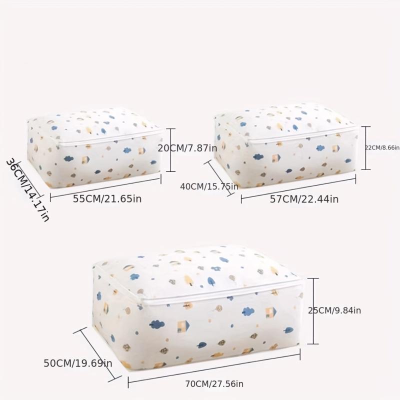 Waterproof Transparent Quilt Clothes Storage Bag