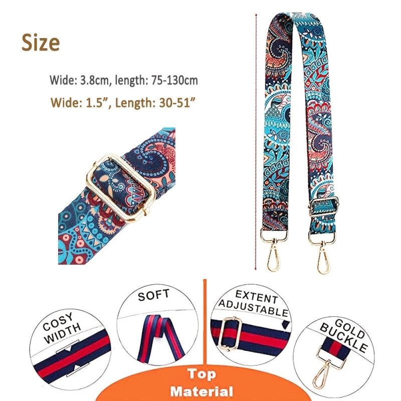 Multicolor Shoulder Bag with Wide Strap Replacement