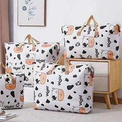 Portable Nonwoven Quilt Storage Bag Moistureproof Clothes Moving Bag