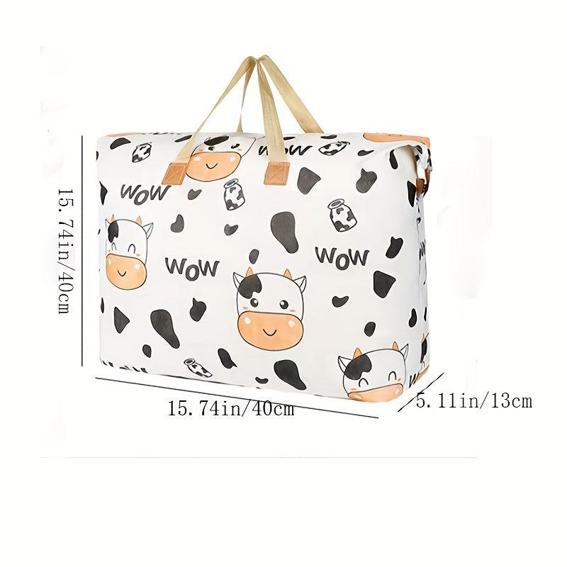 Portable Nonwoven Quilt Storage Bag Moistureproof Clothes Moving Bag