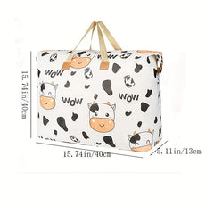 Portable Nonwoven Quilt Storage Bag Moistureproof Clothes Moving Bag
