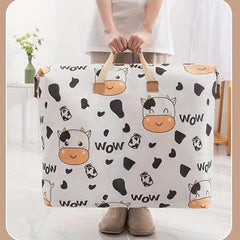 Portable Nonwoven Quilt Storage Bag Moistureproof Clothes Moving Bag