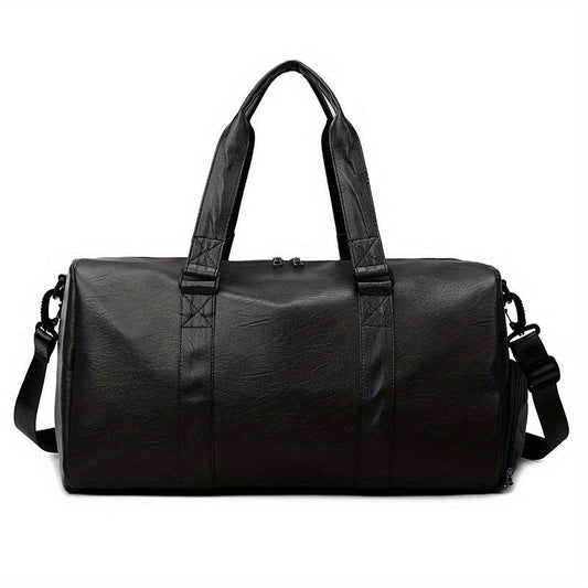 Large Capacity Fitness Zipper Bag Solid Sports Handbag