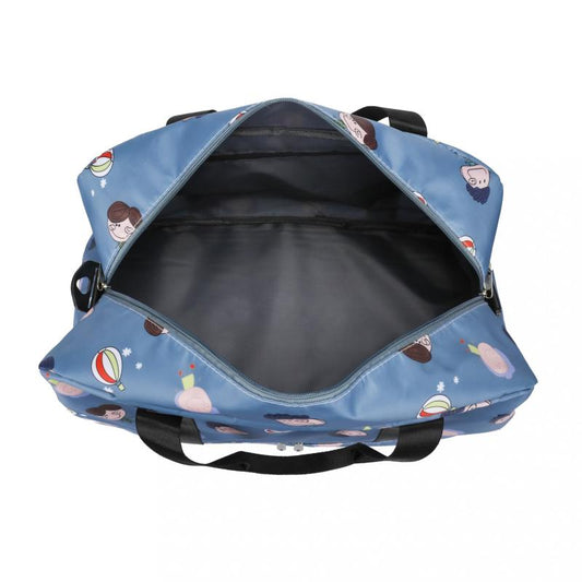 Cartoon Pattern Travel Luggage Bag Large Capacity Gym Carry On Weekender Bag