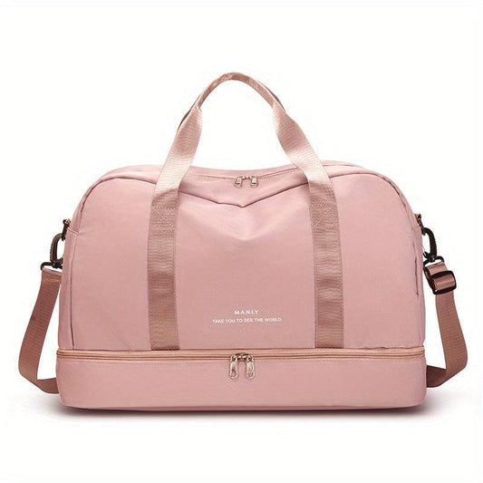 Large Capacity Carry On Duffle Bag Lightweight Luggage Handbag