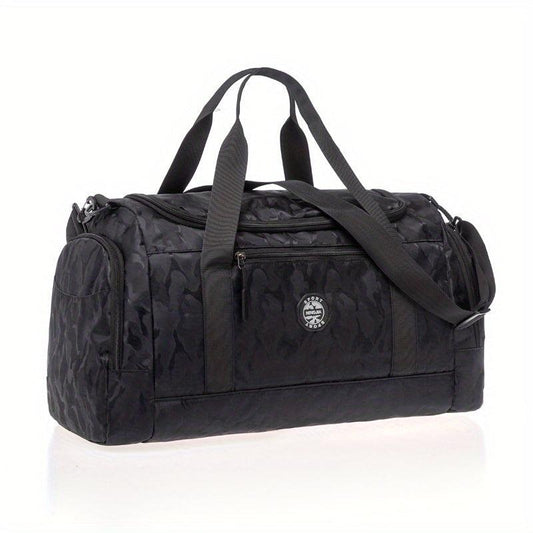 Large Capacity Camo Travel Bag Wet Dry Separation Duffle Shoulder Fitness Sports