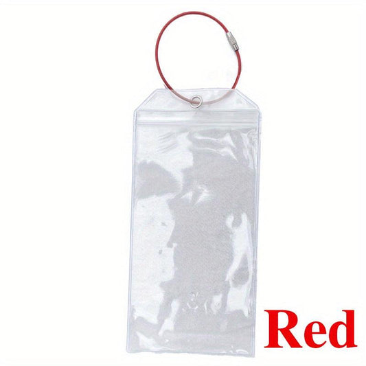 Cruise Luggage Tag PVC Transparent Ziplock Luggage Tag