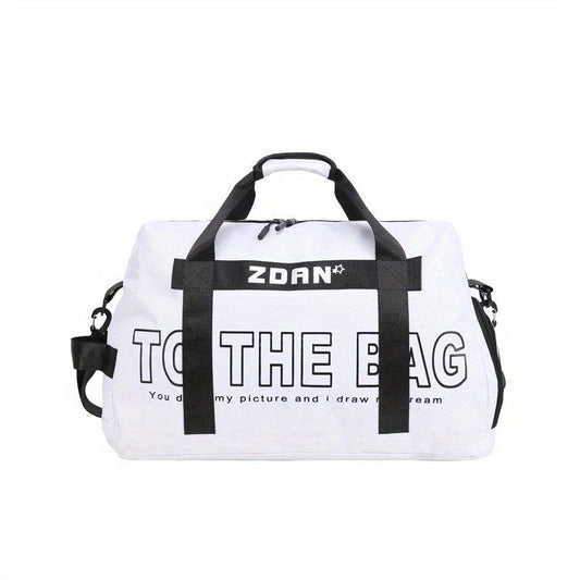 Large Capacity Duffle Bag Sports Fitness Gym Travel Weekender Overnight Bag