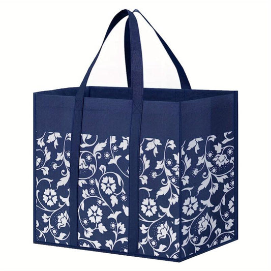 Foldable Reusable Shopping Bag Tote Bags with Reinforced Handles