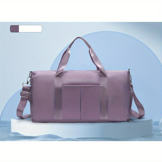 Large Capacity Crossbody Gym Sports Bag with Wet Dry Separation