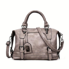 Retro Style Shoulder Bag with Removable Strap