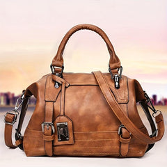 Retro Style Shoulder Bag with Removable Strap