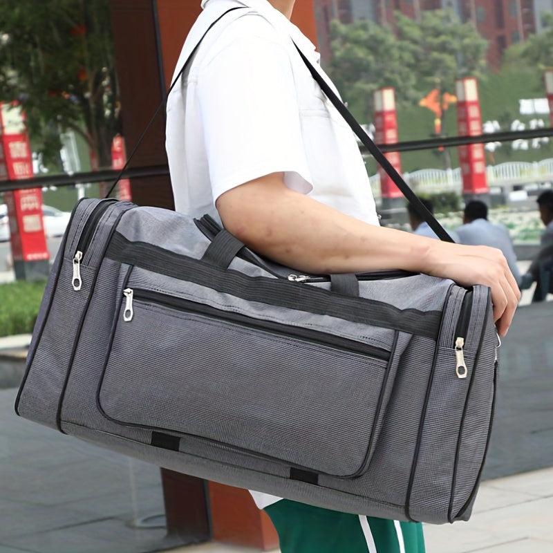 Large Capacity Portable Travel Bag Duffel Bag Lightweight Gym Bag Overnight Bag