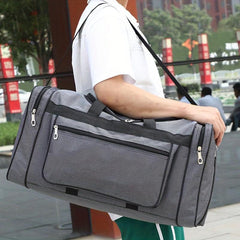 Large Capacity Portable Travel Bag Duffel Bag Lightweight Gym Bag Overnight Bag