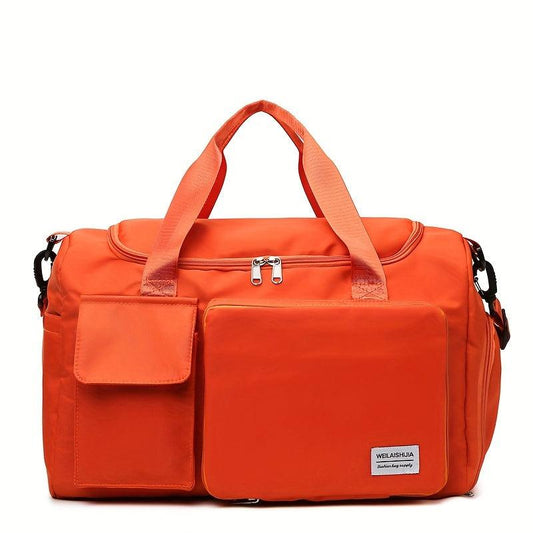 Large Capacity Duffle Bag Lightweight Luggage Bag With Shoe Compartment