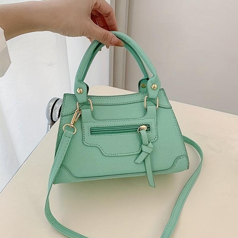 Minimalist Stylish Satchel Bag Solid Shoulder Bag Women's Crossbody