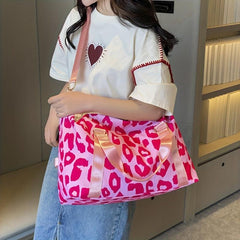 Cow Print Travel Duffle Bag Gym Weekender & Overnight Bag