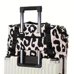 Cow Print Travel Duffle Bag Gym Weekender & Overnight Bag