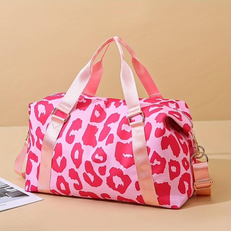 Cow Print Travel Duffle Bag Gym Weekender & Overnight Bag