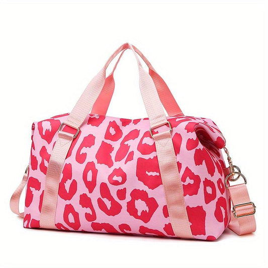 Cow Print Travel Duffle Bag Gym Weekender & Overnight Bag