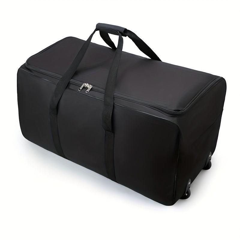 Large Capacity Quilt Storage Bag Folding Wheel Travel Luggage