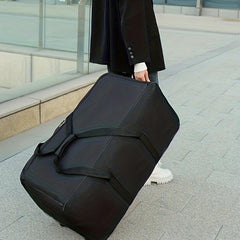 Large Capacity Quilt Storage Bag Folding Wheel Travel Luggage