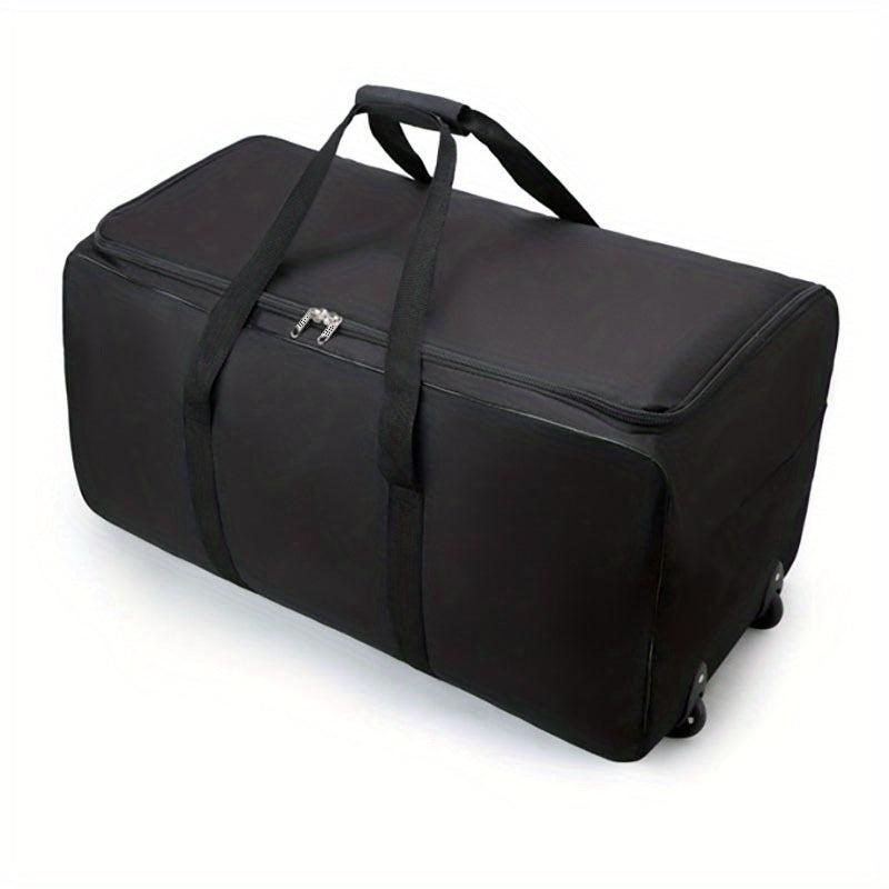Large Capacity Quilt Storage Bag Folding Wheel Travel Luggage