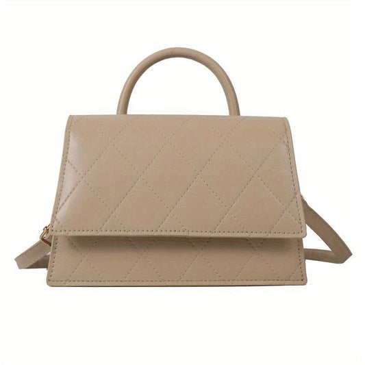 Argyle Quilted Crossbody Bag for Women
