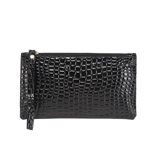 Stone Embossed Clutch Bag Square Handbag Women's Coin Purse