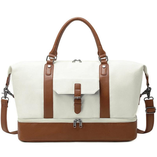 Large Capacity Travel Storage Handbag w/ Zipper & Strap