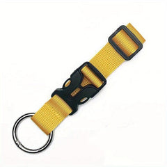 Adjustable Nylon Luggage Belt w/ Spring Clip - Travel Bag Strap