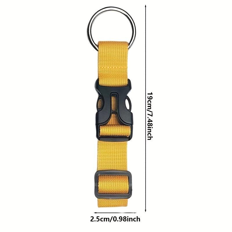 Adjustable Nylon Luggage Belt w/ Spring Clip - Travel Bag Strap