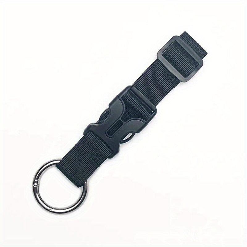Adjustable Nylon Luggage Belt w/ Spring Clip - Travel Bag Strap