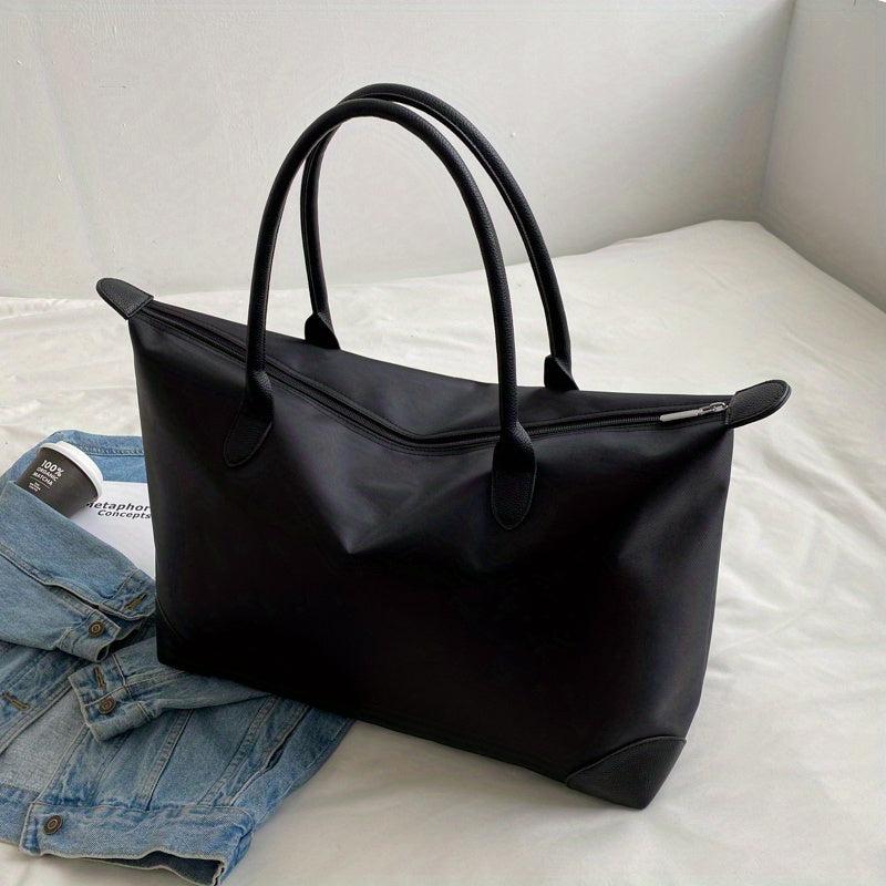 Large Capacity Colorblock Storage Shoulder Bag Duffle Bag