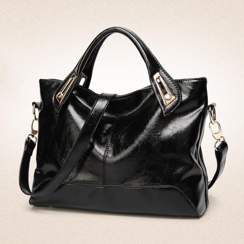 Large Capacity Shoulder Bag Women's Faux Leather Handbag