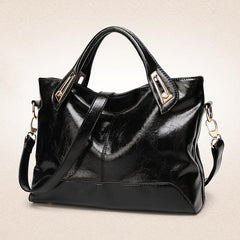 Large Capacity Shoulder Bag Women's Faux Leather Handbag