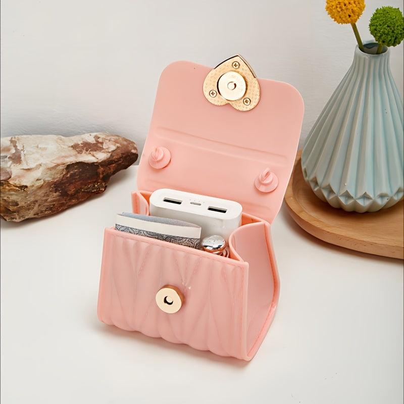 Metal Chain Crossbody Satchel Bag Lipstick Bag Handbag
