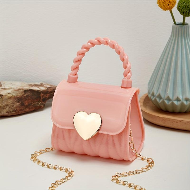 Metal Chain Crossbody Satchel Bag Lipstick Bag Handbag