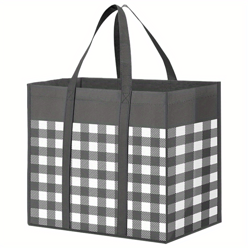Reusable Grocery Shopping Bags Foldable Tote Eco Friendly 16x10x13in