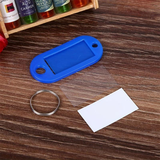 Markable Key Plate Number Plate Keychain Luggage Tag - 10pcs/20pcs