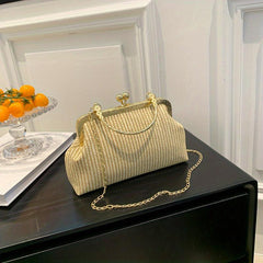Women's Rhinestone Decor Chain Crossbody Bag