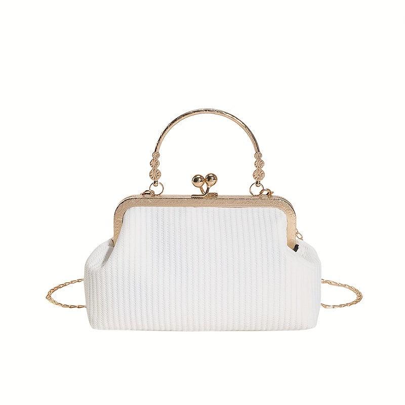 Women's Rhinestone Decor Chain Crossbody Bag