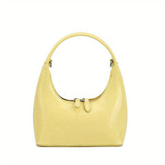 Minimalist Zipper Satchel Bag with Chain Strap