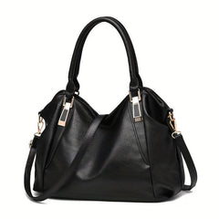 Women's PU Leather Crossbody Bag Top Handle Satchel Purse