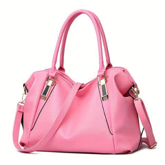 Women's PU Leather Crossbody Bag Top Handle Satchel Purse