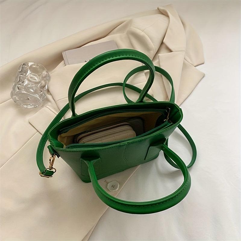 Stylish Solid Handbag Crossbody Bag Women's Satchel Purse
