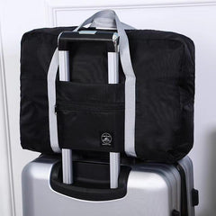 Portable Lightweight Travel Luggage Handbag Solid Zipper Duffle Bag