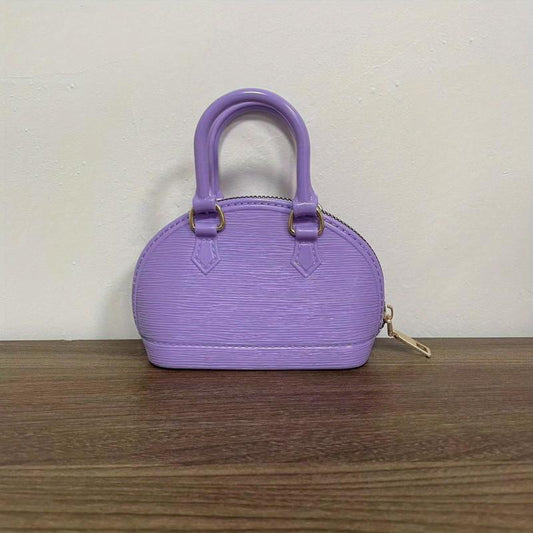 Solid Shell Bag Zipper Chain Bag Women's Satchel
