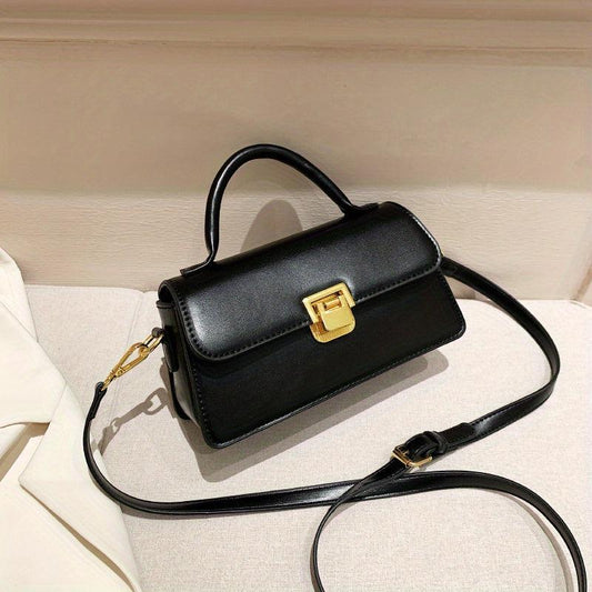 Small Faux Leather Shoulder Bag Women's Crossbody Purse